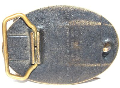 "Keen Radio 1370 Country Music 24 Hours a Day" Belt Buckle Oval 3" x 2½"