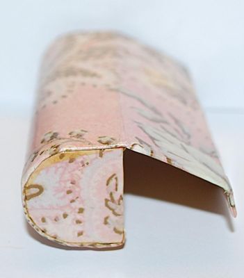 ***NEW SALE PRICE*** Vintage "HASI HATO" Lipstick Holder (3½" x 1" x 1") with Snap Closure