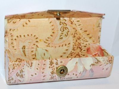 ***NEW SALE PRICE*** Vintage "HASI HATO" Lipstick Holder (3½" x 1" x 1") with Snap Closure