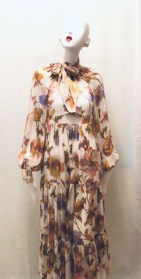 ZIMMERMAN Tempo Swing Pussy Bow Silk Dress.
MINT!