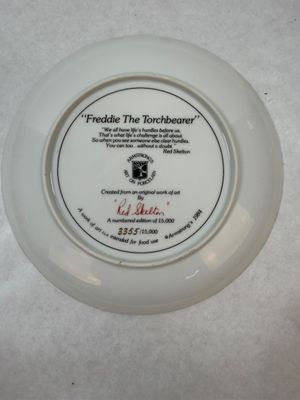 1984 Red Skelton Freddie The Torchbearer Collector Plate Armstrong's