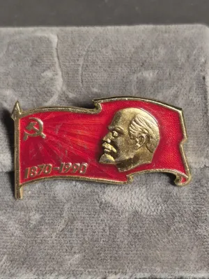 Vintage Soviet Russian Enamel Pin Badge Lot of 3