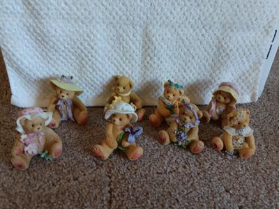 CHERISHED TEDDIES, IRIS, LILY, PANSY AND OTHER FLOWER TEDDIES