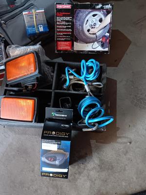 AUTOMOTIVE NEEDS PRODIGY BRAKE CONTROL, CRAFTSMAN AIR COMPRESSOR, LIGHTS AND MORE