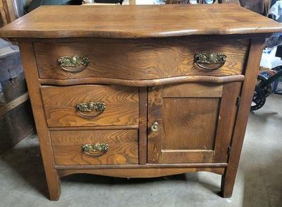 Wood End Table