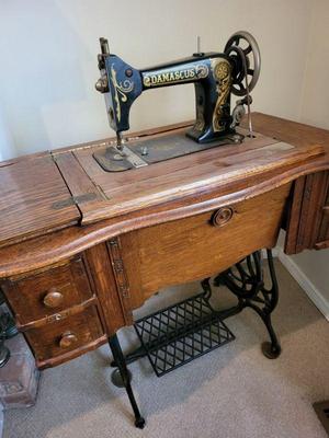 Antique Treadle Sewing Machine