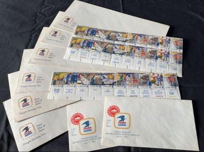 First day issue envelopes stamps