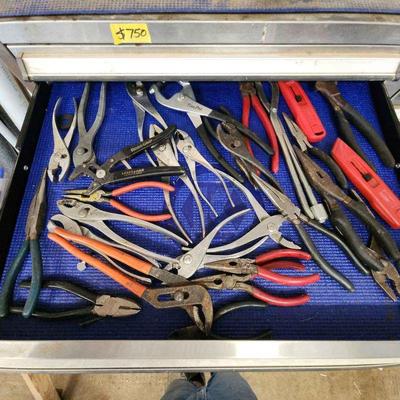 Assorted pliers