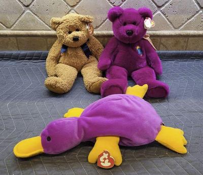 Large beanie babies 3)
