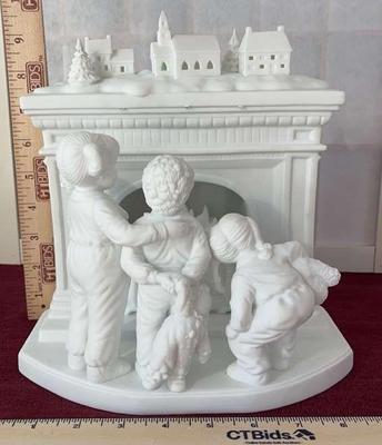 Dept 56 silhouette treasures does santa really come down the chimney