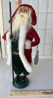 Byers choice 1999 red victorian santa