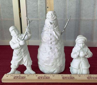 Dept 56 silhouette treasures in the meadow we can build a snowman”