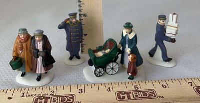Dept 56 busy sidewalks” figures