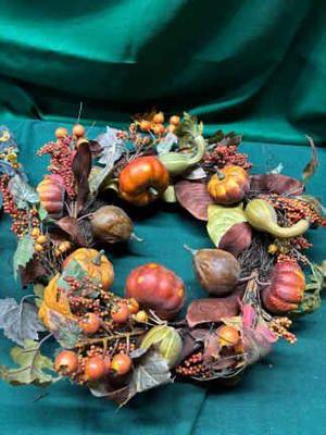 Fall door wreaths