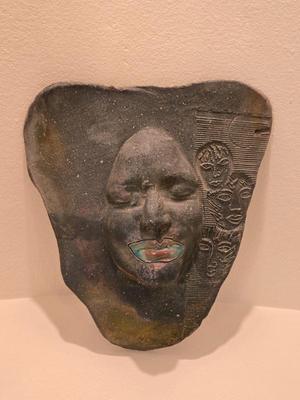 1994 Handmade Signed Kimberly Clay Studios Art Pottery Mask