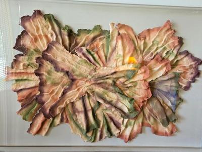 Signed And Framed 3D Paper Art Sculpture