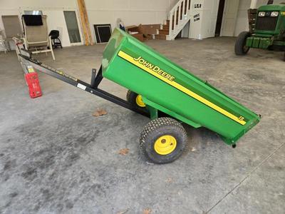 John Deere 13 Steel Utility Cart Wagon Trailer
