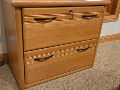 Solid Oak Filing Cabinet