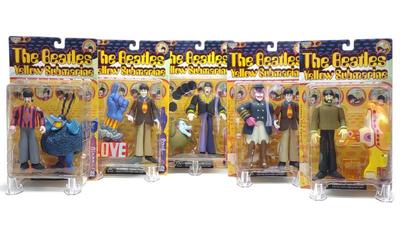 5 McFarlane Toys Beatles Yellow Submarine Figures