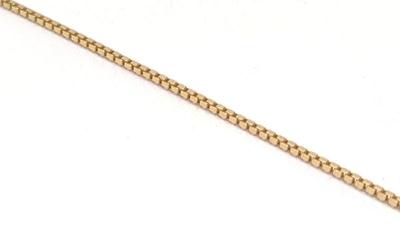 14K Yellow Gold 24" Box Chain Necklace