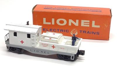 Lionel 6814 Rescue Unit Work Train Caboose w/ Box