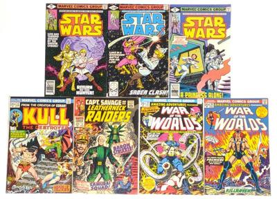 (7) Silver & Bronze Age Marvel Comic Books