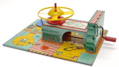 Marx Space Satellite Station Tin Litho Toy