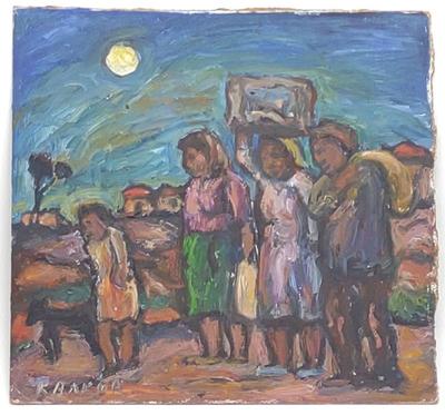 Kenneth Baker (1931-1995) Oil On Board Painting