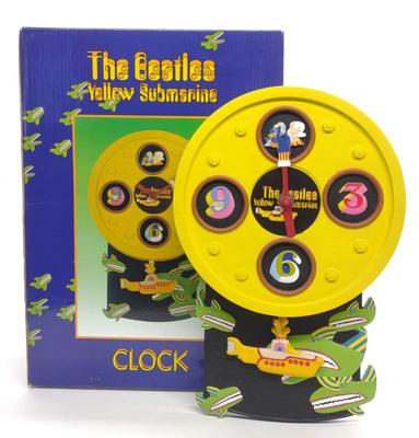 1999 Subafilms The Beatles Yellow Submarine Clock