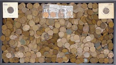 743 Lincoln Wheat & Steel Pennies (US Coins)