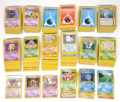 Large Lot of 1999-2000 Pokemon Trading Cards