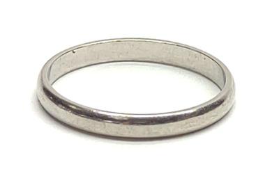 Palladium Wedding Band Ring (sz 5)