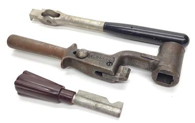 3 Railroad Locomotive Train Brake Handles/Reverser