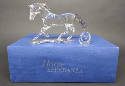 Swarovski Horse Esperanza Crystal Figurine w/ Box