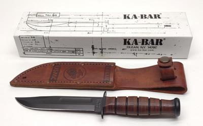 Ka-Bar USMC Fixed Blade Combat Knife w/ Box