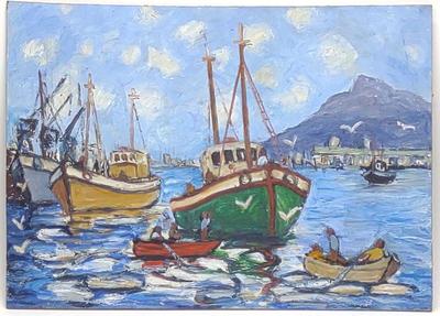 Kenneth Baker (1931-1995) Oil On Board Painting