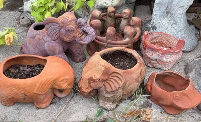 Miscellaneous Terra-Cotta Pots