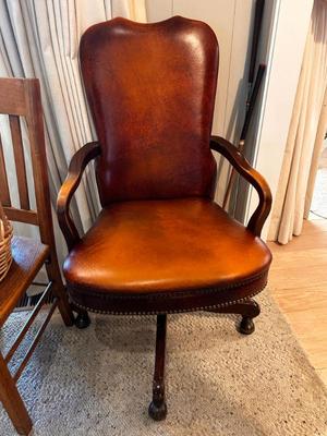 Laether office chair