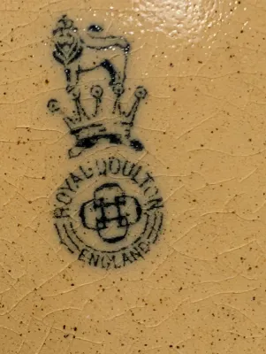 Rare Royal Dalton Motto Jug - "Those who have money are troubled.." Marked