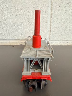 Lionel Postwar O Gauge Fire Train Set: No. 52 Fire Car & No. 3512 Flatcar