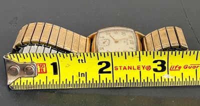 Vintage Elgin Art Deco Mechanical Wristwatch – 10K RGP Bezel – Small Seconds – Expansion Band