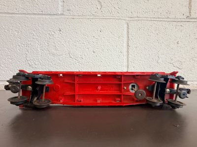 Lionel Postwar O Gauge Fire Train Set: No. 52 Fire Car & No. 3512 Flatcar