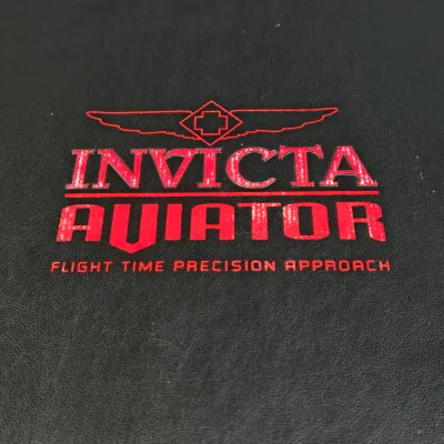 LOT 45L: Invicta Russian Diver GMT Watch, Fossil Aeroflite Watch, Leather Fossil Watch Band, and Invicta Aviator Collection Watch Case