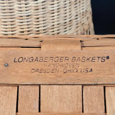 LOT 46L: Collection of Longaberger Baskets and More