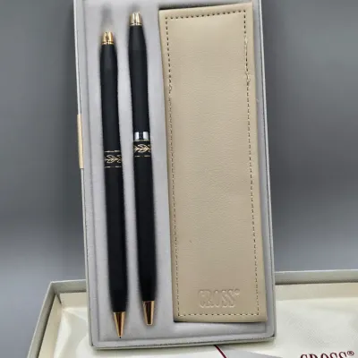LOT 64L: Vintage Cross Ballpoint Pen and Victorinox Swiss Army Knife Set and " Ladie's Set"