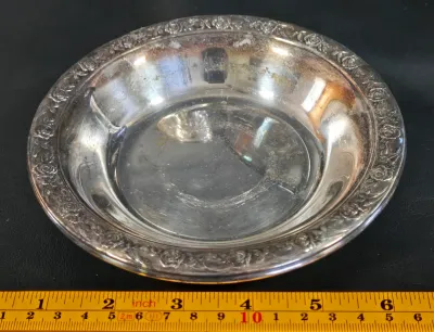 LOT 36L: Silver-plated Bowl and More