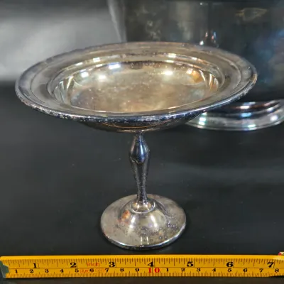 LOT 36L: Silver-plated Bowl and More