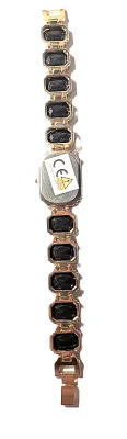 Sale Photo Thumbnail #83: BLACK Long-Style Octagon DIAL WATCH with Beveled Black Rectangle Stones BAND with Push Snap Closure + (2½"  Opening) **EXTRA BATTERY INCLUDED**
QUARTZ
Non-rechargeable Battery
Brand: ALPHYNIX
ALL ITEMS SHIPPED FREE