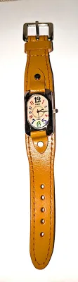Sale Photo Thumbnail #43: "OLD FASHIONED NUMBERS" OBLONG Dial WATCH with Stitched Orange-Rust Colored Leather 9" Band & Silver Tone Case and Clip**EXTRA BATTERY INCLUDED**

Dial: Analog
Brand: ALPHYNIX
ALL ITEMS SHIPPED FREE