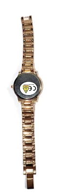 Sale Photo Thumbnail #192: ROSE GOLD Colored VERY JEWELED BAND + DIAL "Yellow & Pink Flower" WATCH with BAND: (Rose Gold Tone, Clear Stones Segments 8") DIAL: (1¼" Yellow Flower, Gold Tone with Jeweled Surround + Round) BATTERY: Button 20 mm  *EXTRA BATTERY INCL.*
ALL ITEMS SHIPPE
